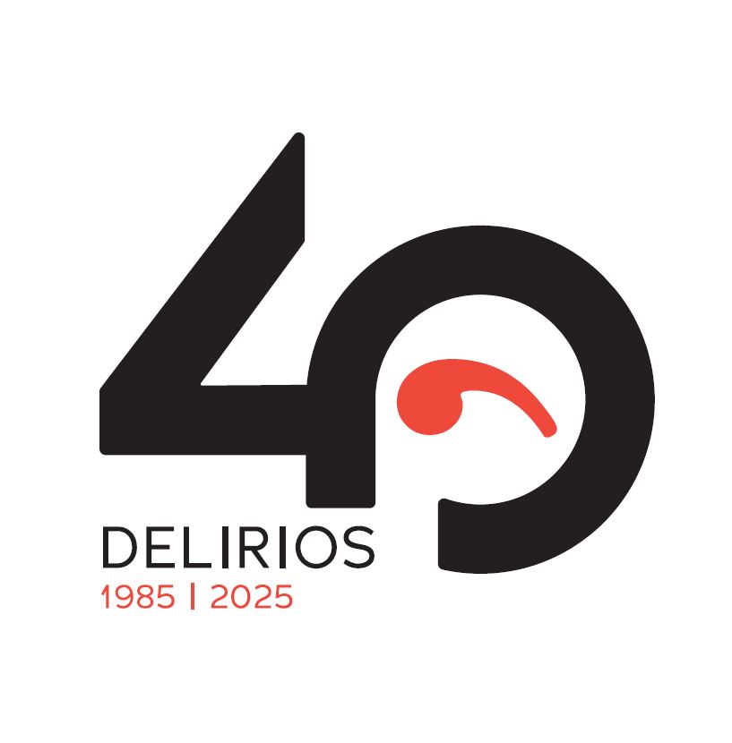 Cartel del evento «Conversatorio 40 Delirios»