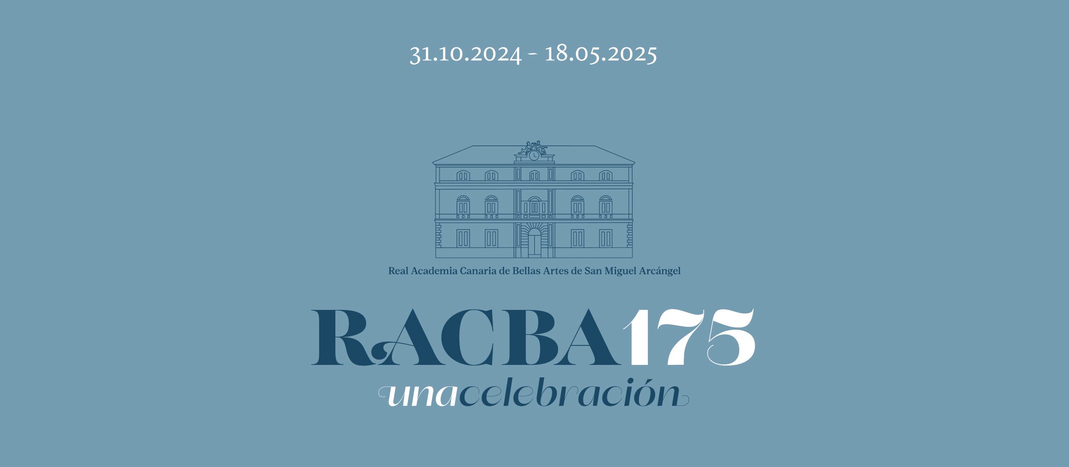 Cartel del evento «RACBA 175»