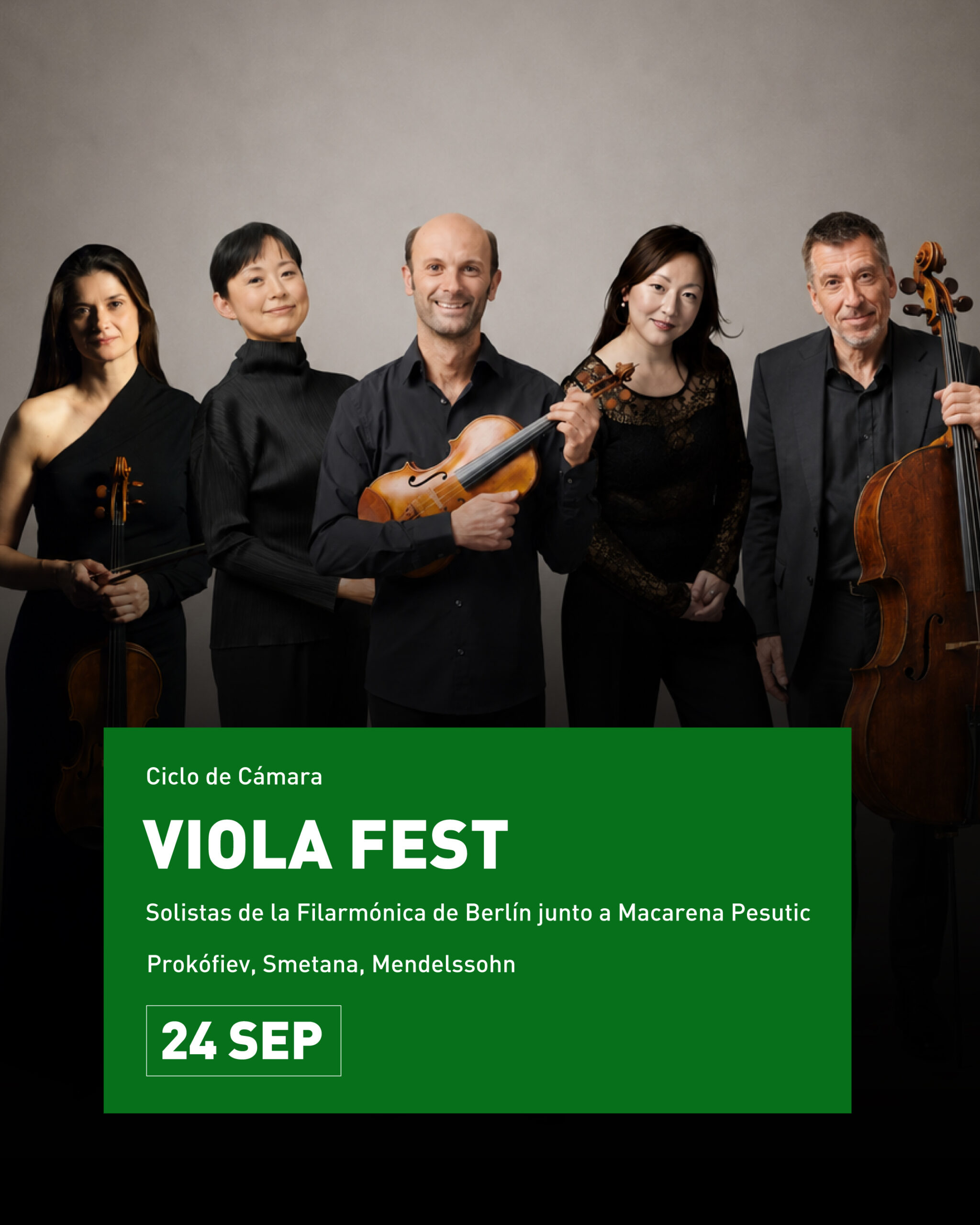 Simon Roturier, Marlene Ito, Naoko Shimizu, Macarena Pesutic y Ludwig Quandt