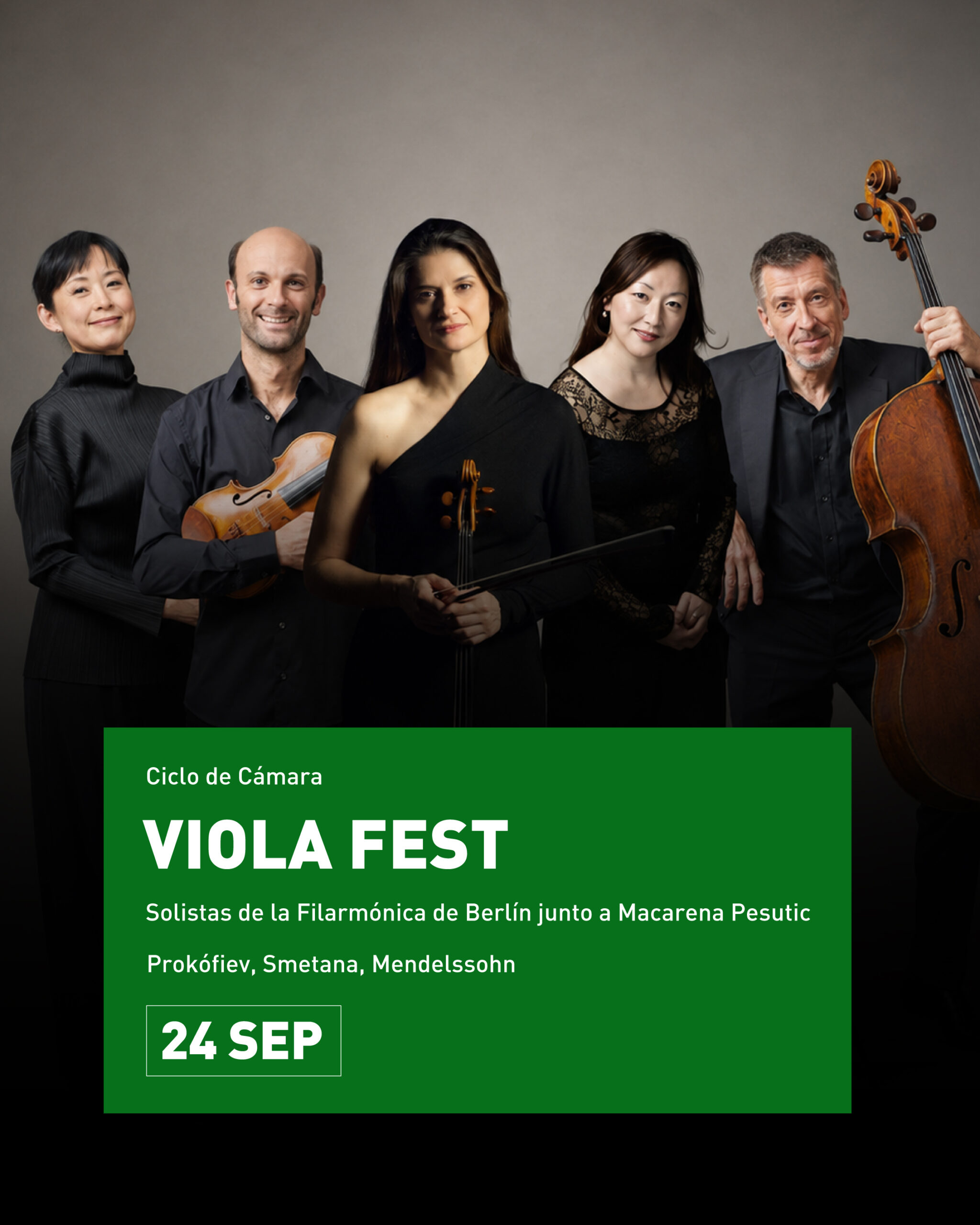 Simon Roturier, Marlene Ito, Naoko Shimizu, Macarena Pesutic y Ludwig Quandt