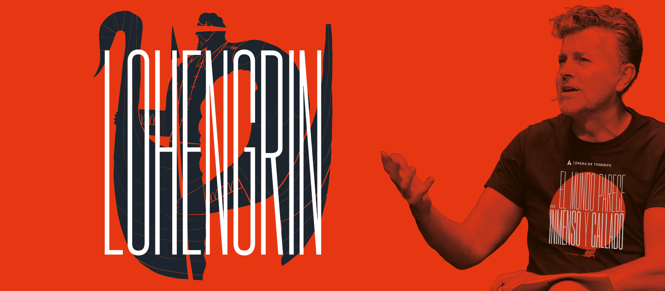 Cartel del evento «Ramón Gener y ‘Lohengrin’»